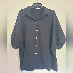 Blumin ribbed material top